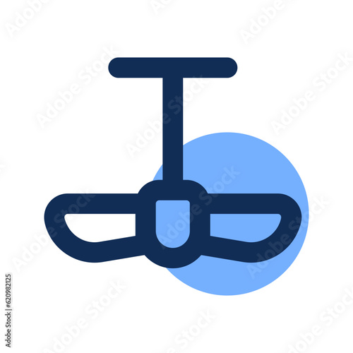 ceiling fan filled line icon