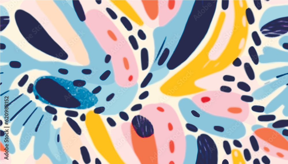 Modern colorful patterns. Hand drawn trendy abstract illustrations. Creative collage seamless patterns. Modern colorful patterns. Hand drawn trendy abstract illustrations. Creative collage seamless patterns.