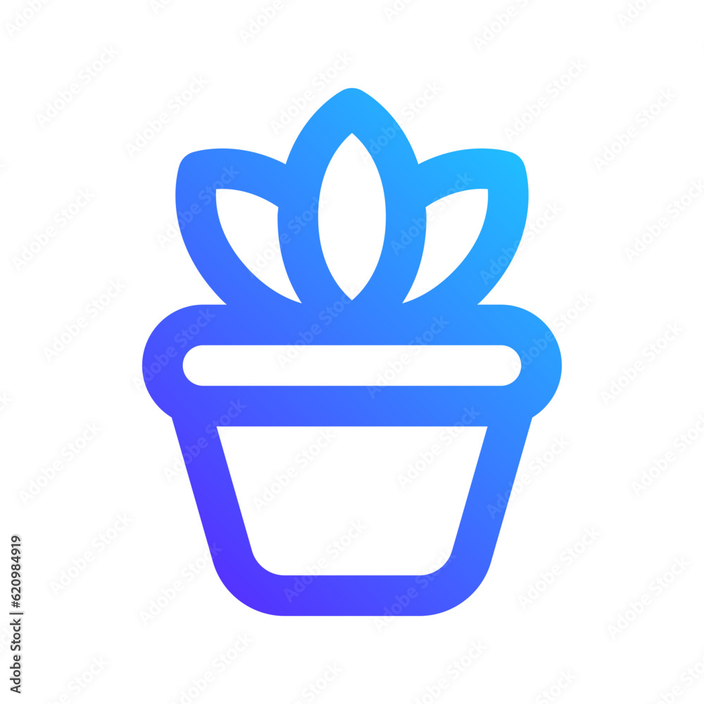 plant gradient icon plant gradient icon