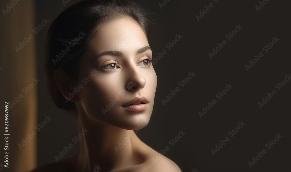 Fototapeta premium portrait of a beautiful woman