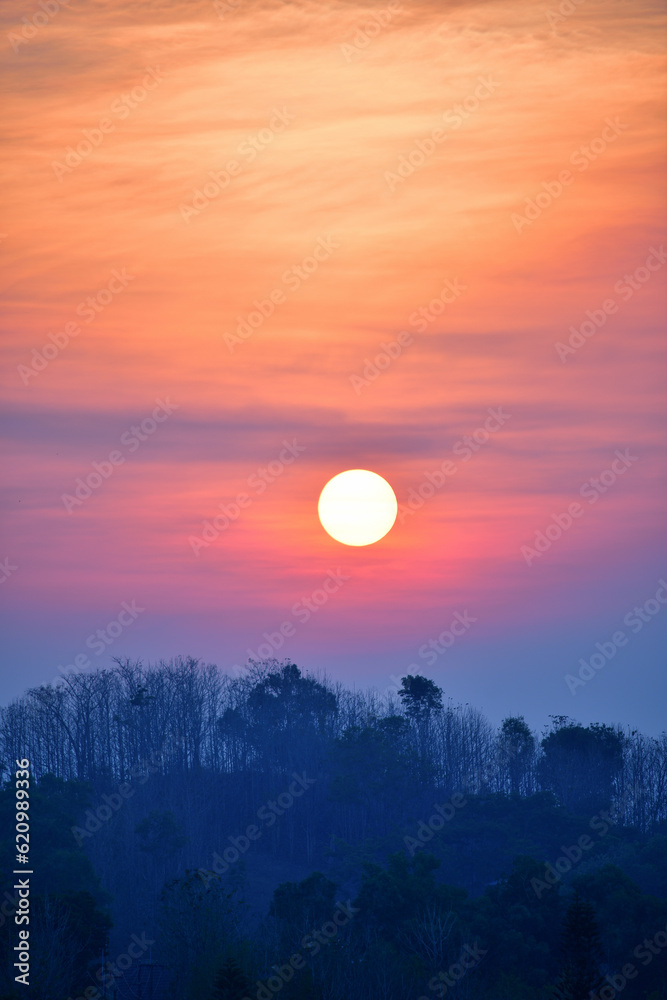 Sunrise on the mountain