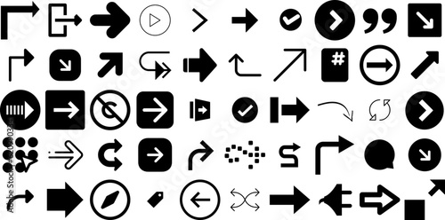 Mega Collection Of Right Icons Set Hand-Drawn Isolated Modern Web Icon Icon, Foot, Homosexual, Way Doodle Isolated On White photo