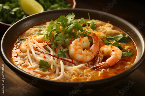 Curry laksa noodle soup from Malaysia