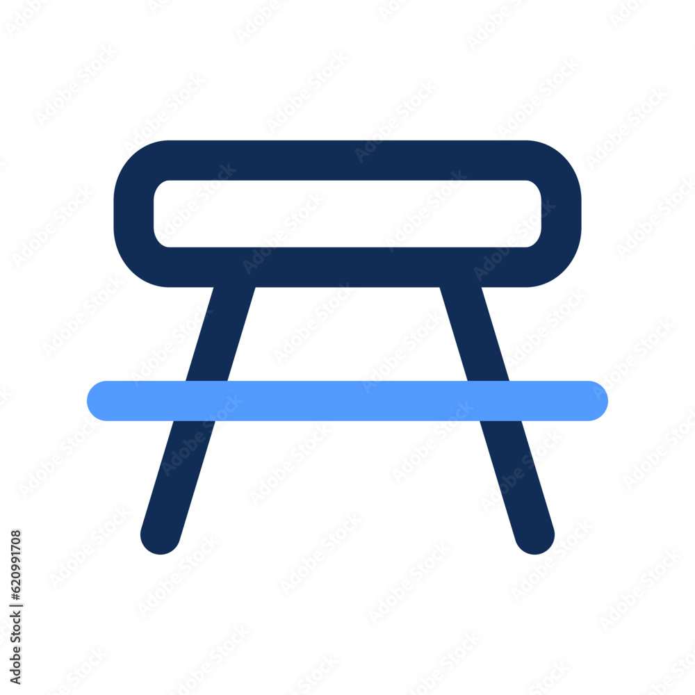 picnic table outline color icon picnic table outline color icon