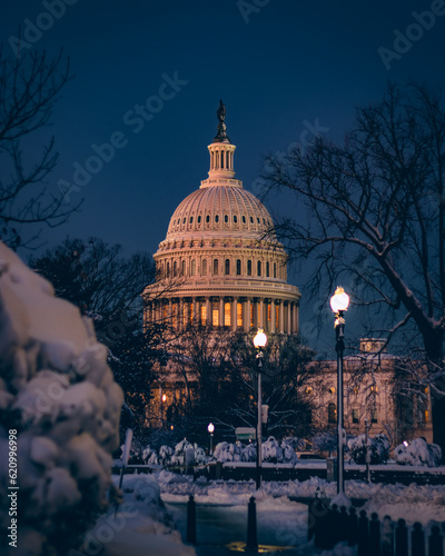 US Capitol Snow
