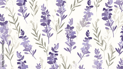 seamless background with lavender flower 03