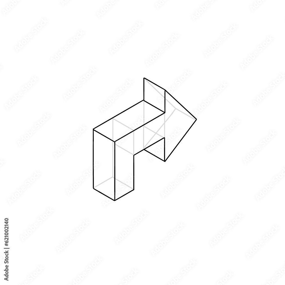 3d arrow isolated on white background 3d arrow isolated on white background