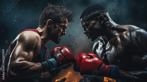 Generative AI - Unleashing the Spirit of Boxing: Strength, Power, and Determination © Ezio Gutzemberg