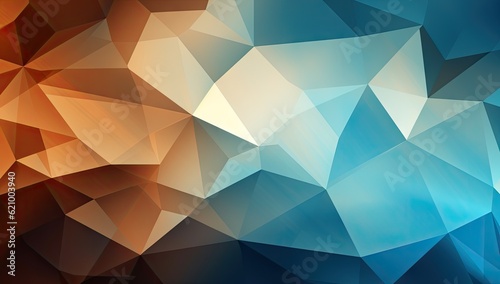 polygonal abstract wallpaper Generative AI