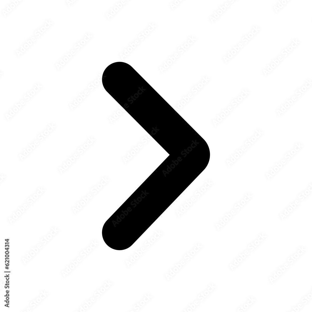 Right arrow icon vector, right arrow icon flat trendy style isolated on white background. Right arrow icon vector, right arrow icon flat trendy style isolated on white background.