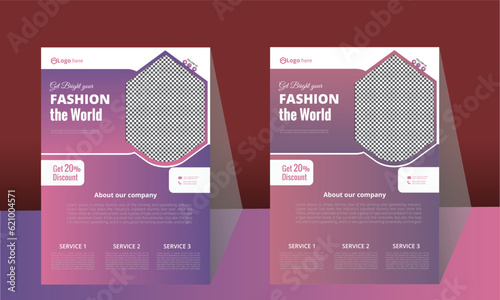 Fashion flyer, Fashion flyer template, vector Design