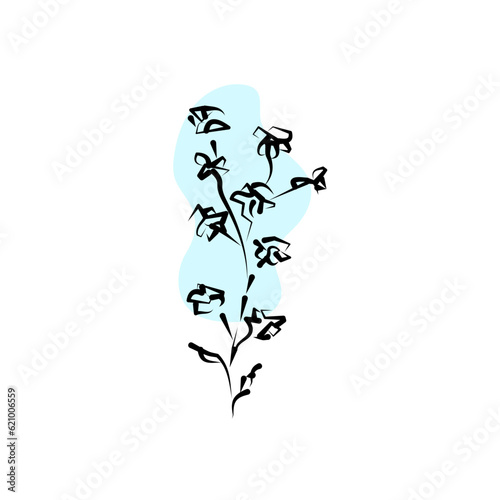 flower logo illustration