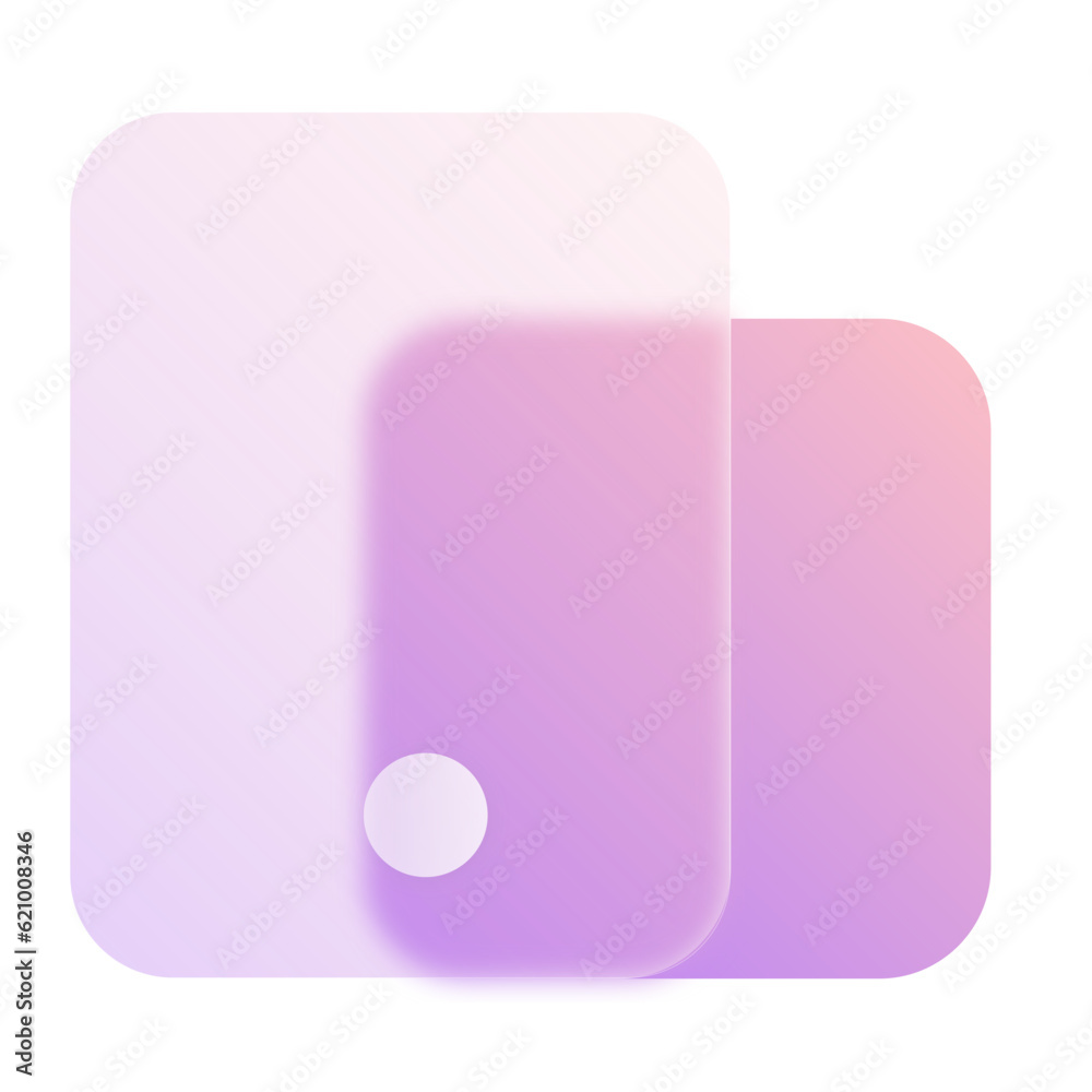 Tablet Glassmorphism UI Icon Sign and Symbol Design Illustrator Png Svg