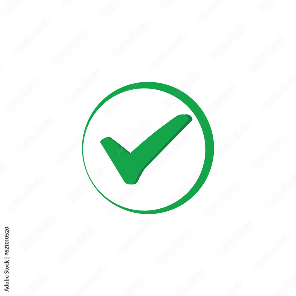 check mark green circle icon design template check mark green circle icon design template