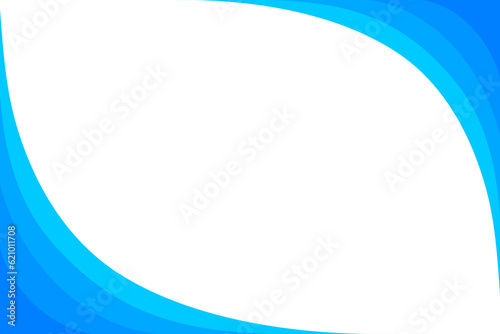 Blue Abstract Background Element Border Corner Frame Curve Wallpaper Presentation Education Business Water Ocean Sea Wave Design Layers Gradient Flat Normal Simple Vector