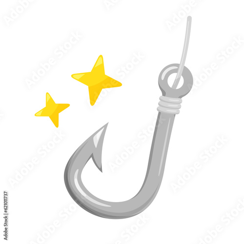 釣り針のイラスト