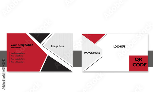 Corporate and unique design bussiness card. Creative and modern .
