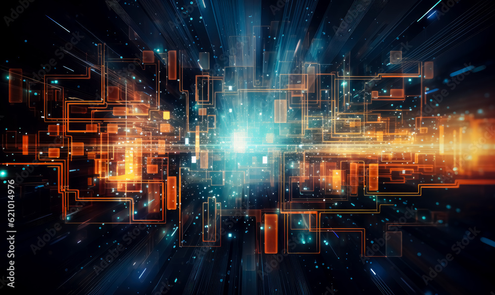 Futuristic technologic digital technology concept background, in the style of digital, technocore, digital decadence wallpaper. Futuristic technologic digital technology concept background, in the style of digital, technocore, digital decadence wallpaper.