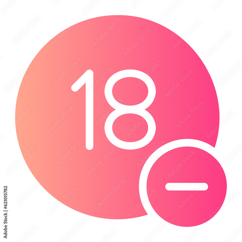 delete gradient icon delete gradient icon
