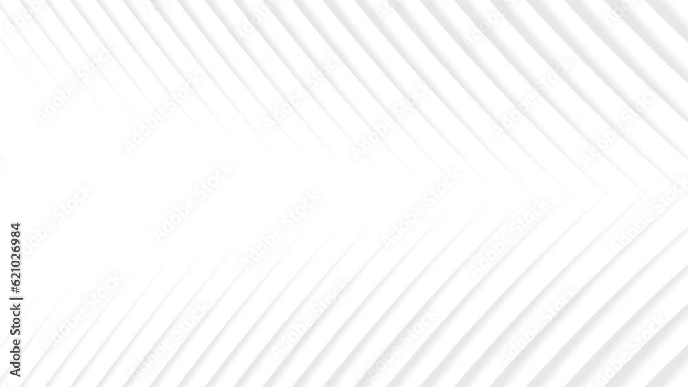 Bright arrow motion design with paper texture on white background. Seamless looping animation