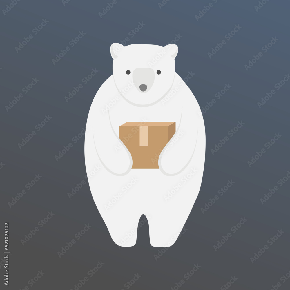 Polar bear in the box parcel tracking Polar bear in the box parcel tracking