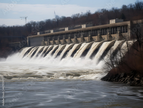 dam on the river