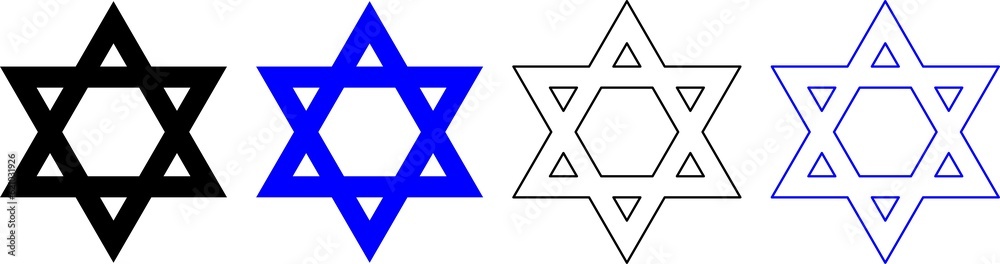 Symbol of Jewish identity and Judaism. Star of David Symbol of Jewish identity and Judaism. Star of David