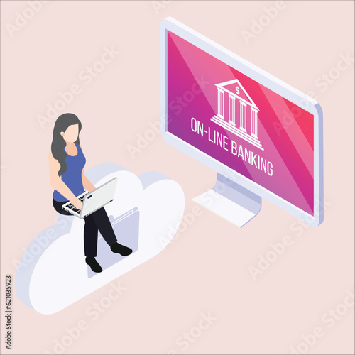 Government bailout to help support bank from bankruptcy to prevent banking downfall by injection, buy bonds to pay for loan and obligation concept.