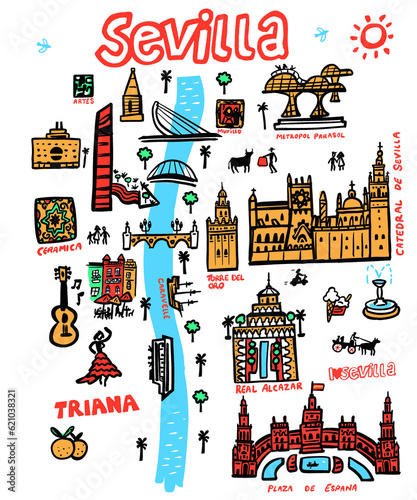 Sevilla illustration
