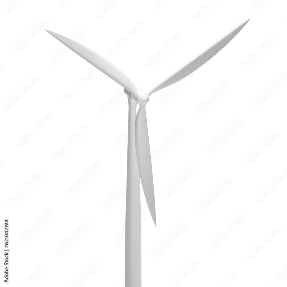 Wind turbine isolated on white background. EPS10 vector Wind turbine isolated on white background. EPS10 vector