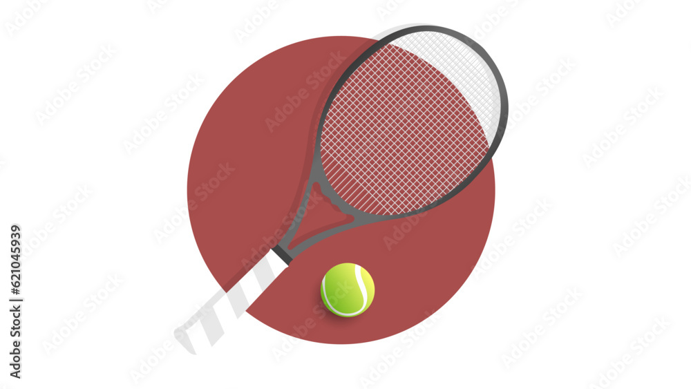 Tennis logo ,Illustrations for use in online sporting events , Illustration Vector  EPS 10