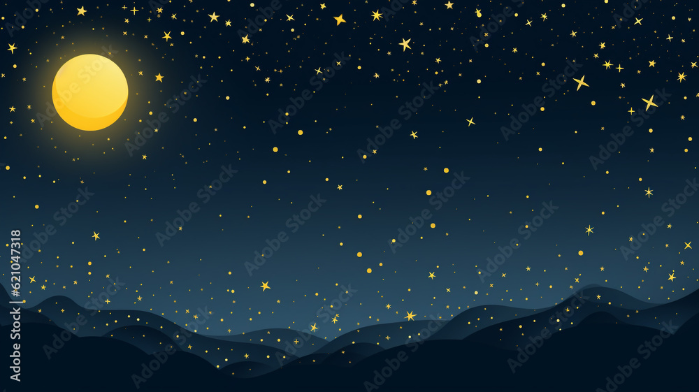 Night Sky full of stars design