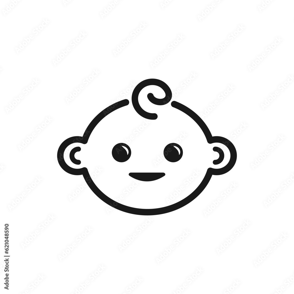 baby icon family, emoji vector template. Baby Kid Child line icon baby icon family, emoji vector template. Baby Kid Child line icon