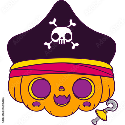 Pumpkin pirate captain