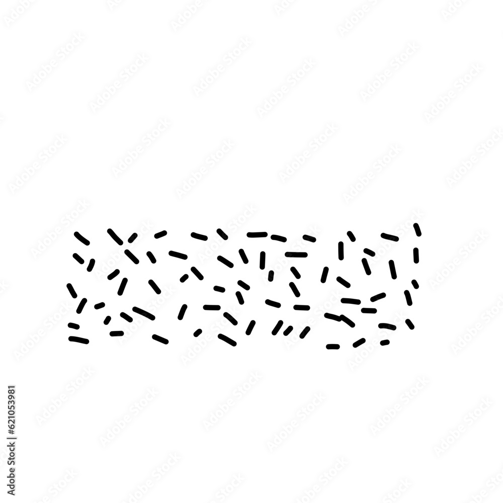 Hand Drawn Black Sprinkle Border Hand Drawn Black Sprinkle Border