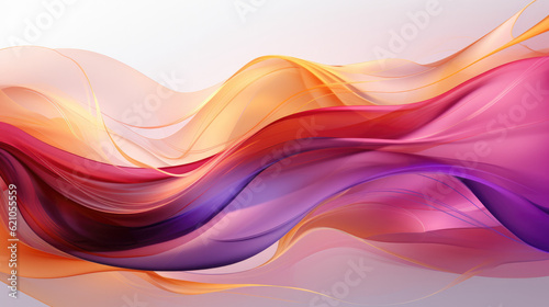 Vector Abstract Design pink and purple gold , Generative Ai