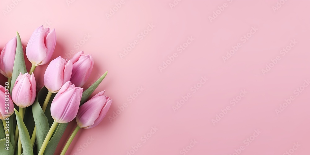 AI Generated. AI Generative. Romantic love invite card greeting with tulip flowers. Tender aesthetics valentine birthday woman day holiday vibe. Graphic Art AI Generated. AI Generative. Romantic love invite card greeting with tulip flowers. Tender aesthetics valentine birthday woman day holiday vibe. Graphic Art