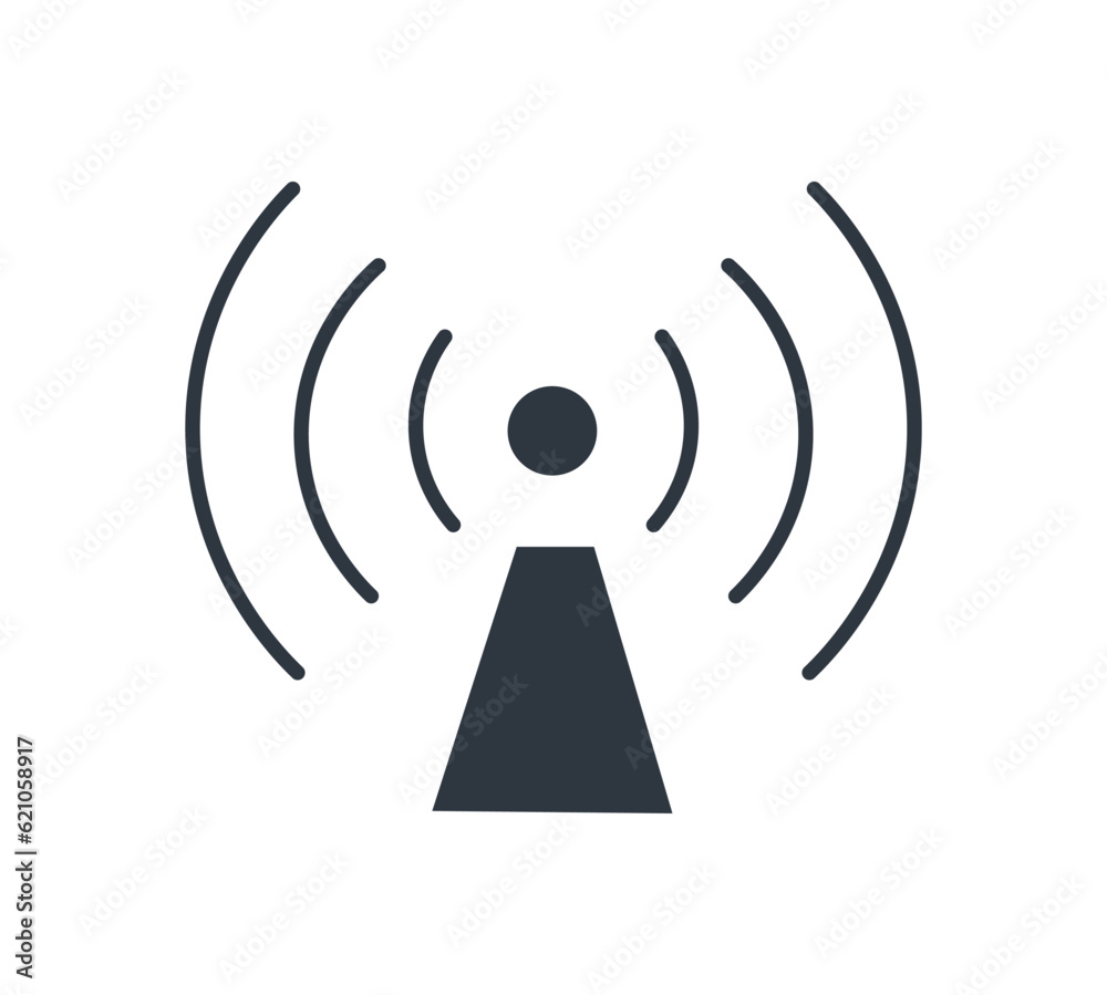 Non-ionizing Electromagnetic Radiation Symbol.
Non-ionizing Electromagnetic Radiation Symbol.