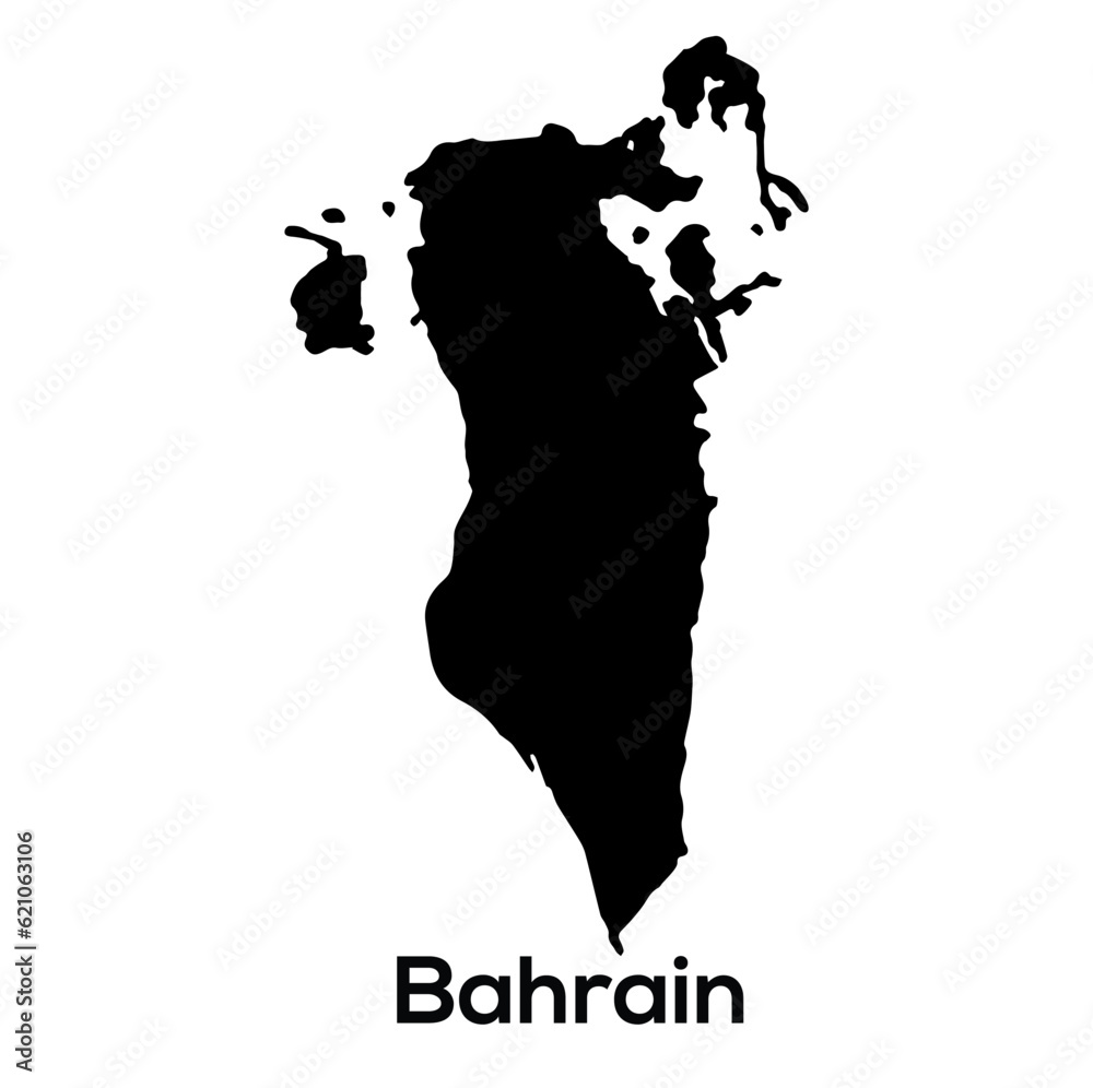map of the Bahrain