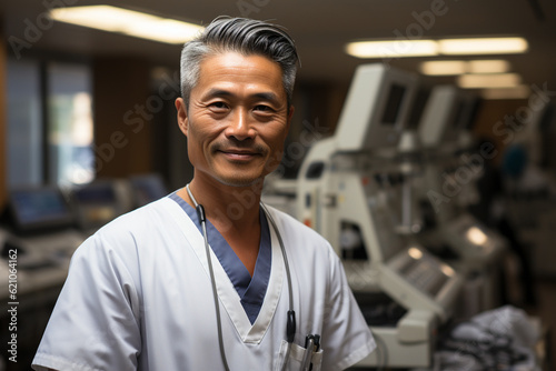 portrait of a doctor in Asia hospital 