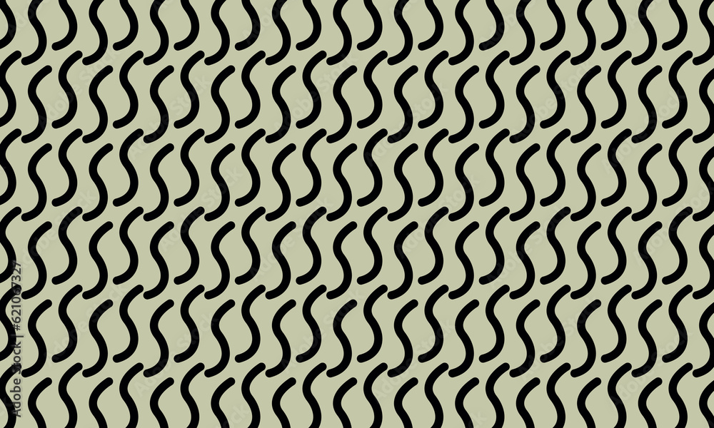 Vector seamless pattern. Modern stylish abstract texture. Repeating geometric striped elements ilustration