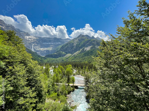 Tableau sur toile Cirque de Gavarnie, Pyrenees, France
