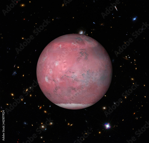 Mars. The elements of this image furnished by NASA.