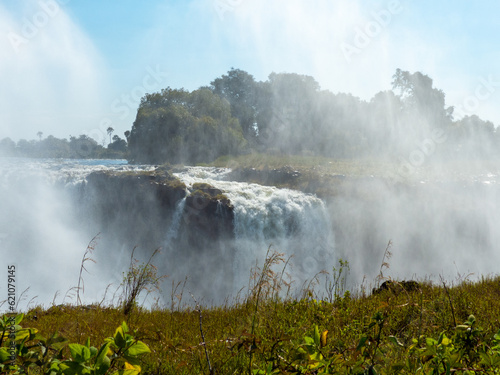 Landscape near the Victoria Falls in Zimbabwe and Zambia Africa