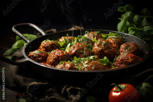 Italian Meatballs, food, generative ai 