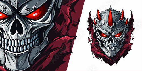 Conquer the Field with a Menacing Zombie Knight Mascot Logo - Perfect for Sport & Esport Teams