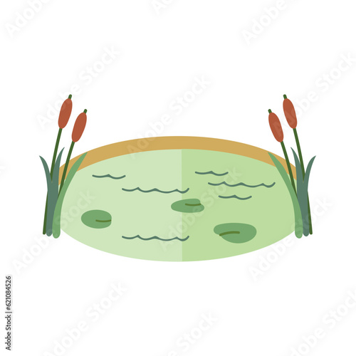 Lake icon clipart avatar logotype isolated vector illustration