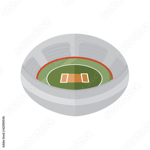 Cricket stadium icon clipart avatar logotype isolated vector illustration