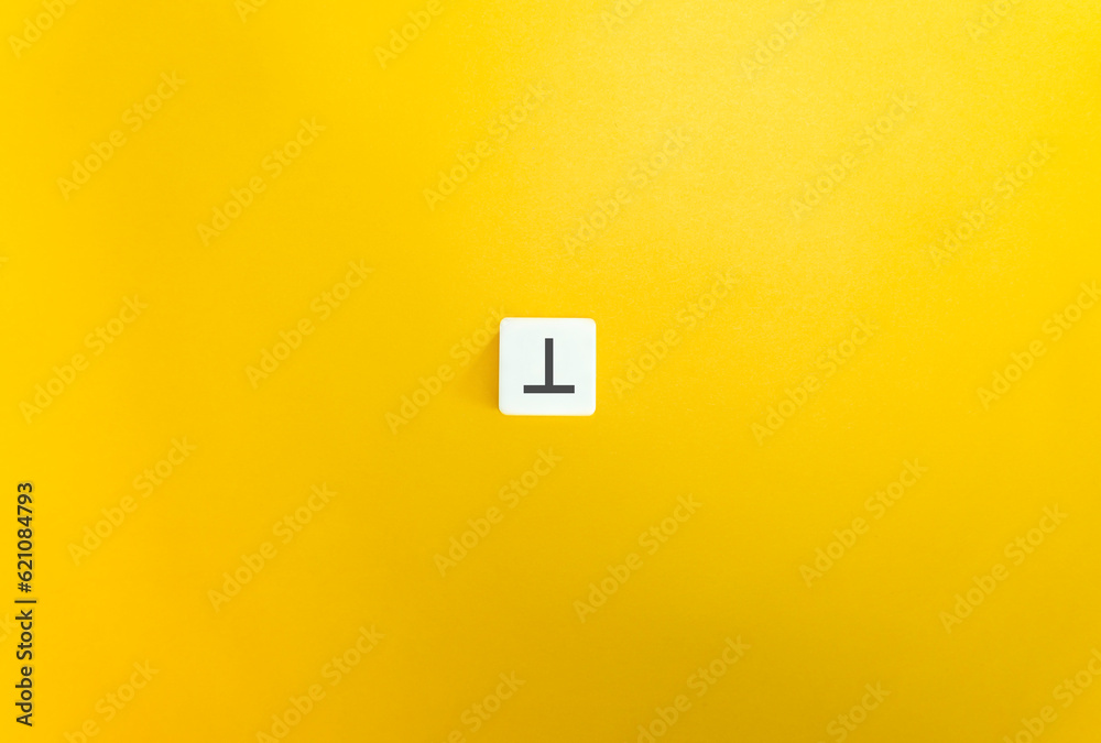 The Up Tack or Falsum Symbol. The Up Tack or Falsum Symbol.