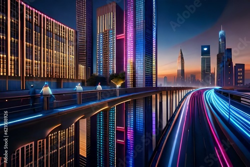 traffic at night